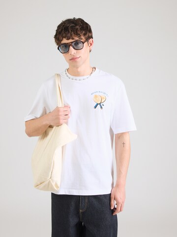 HUGO Μπλουζάκι 'Nulaxo' σε λευκό