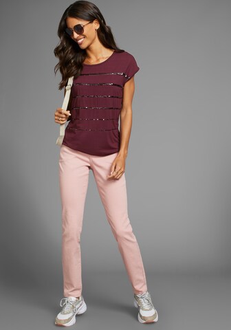 LAURA SCOTT Shirt in Rot