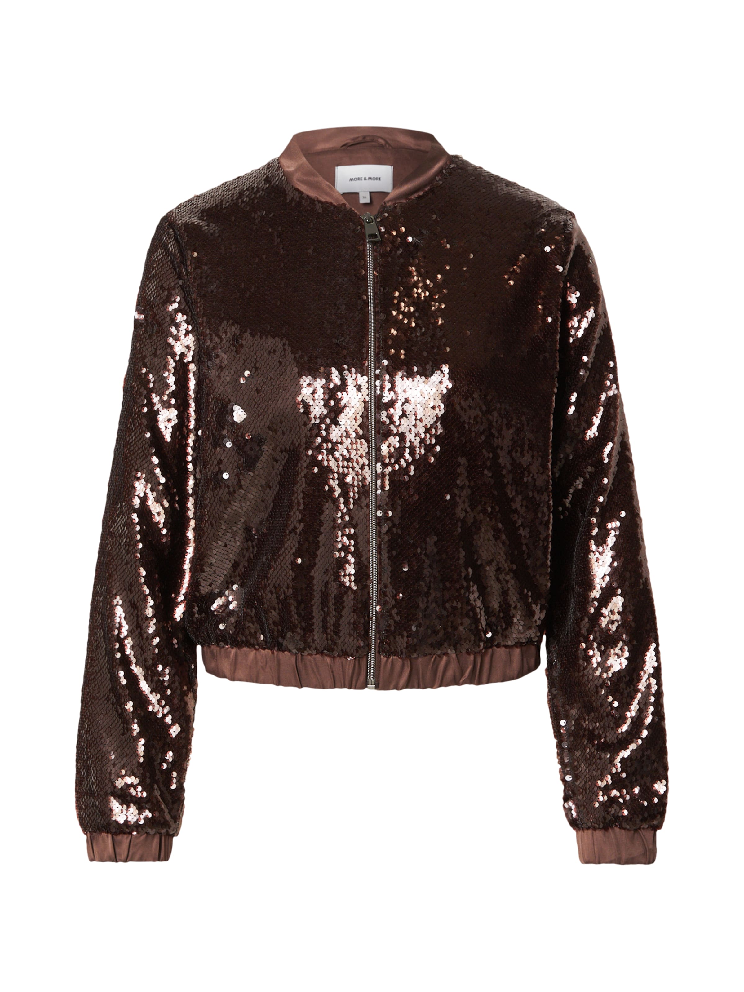 MORE & MORE Jacke in Braun: Vorderseite