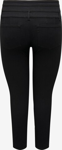 ONLY Carmakoma Skinny Jeans 'CARAUGUSTA' in Schwarz