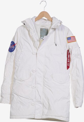 ALPHA INDUSTRIES Jacket & Coat in S in White: front