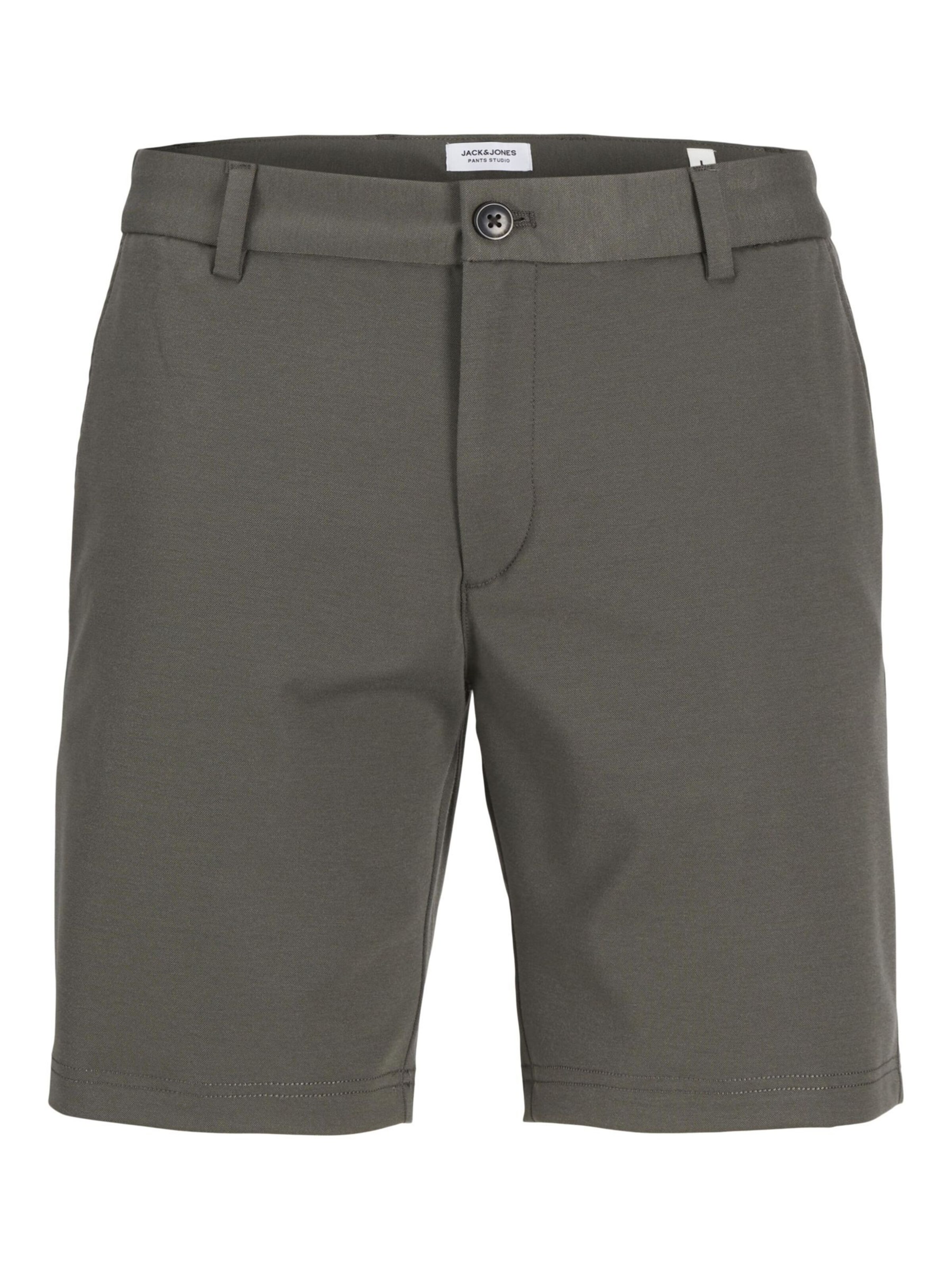 JACK & JONES - regular Pantalón chino en verde: frente