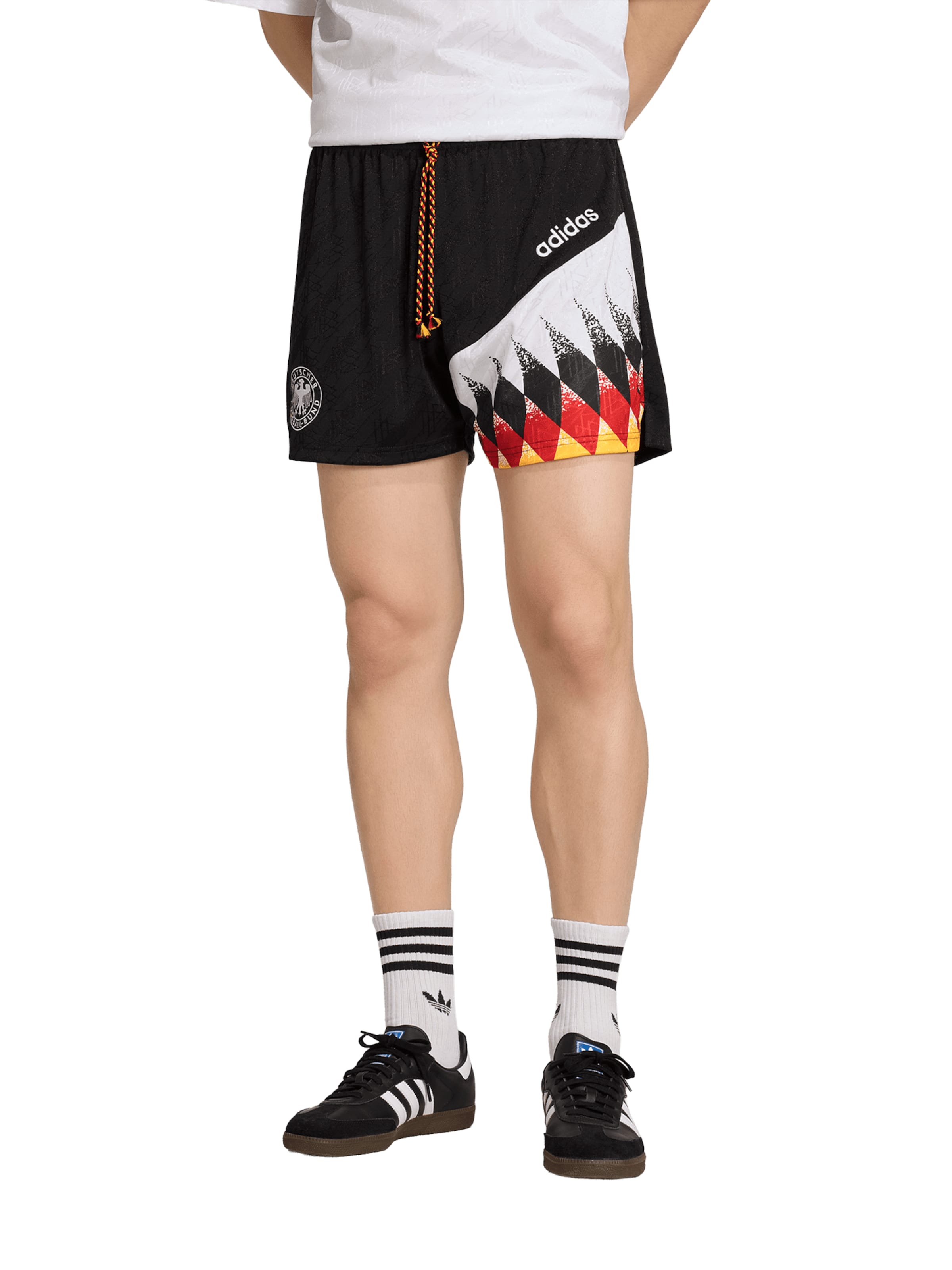ADIDAS PERFORMANCE Regular Sportshorts 'Home  DFB 94' in Schwarz: Vorderseite