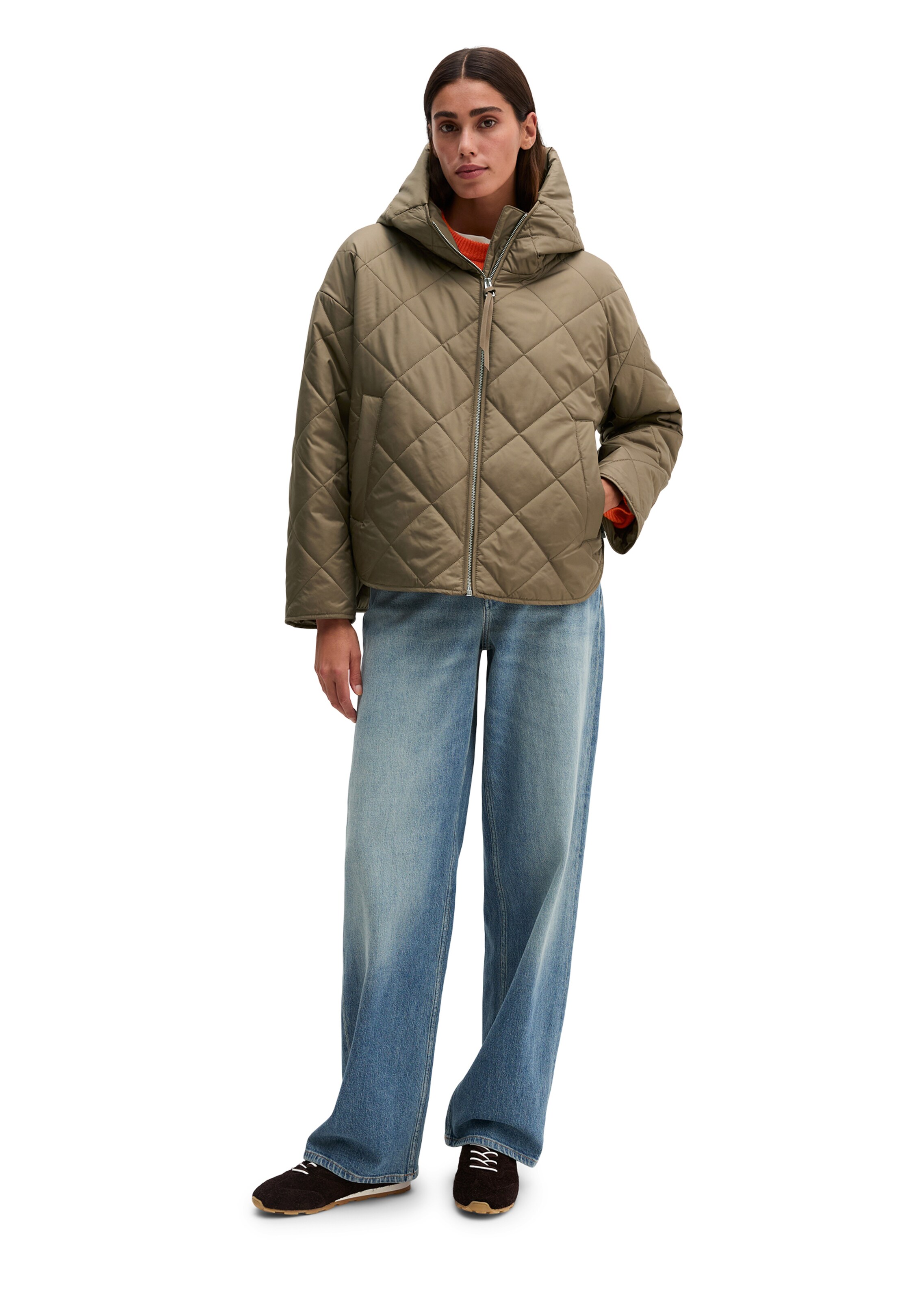 Marc O'Polo Between-season jacket in Brown: front
