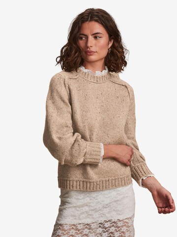 Next Sweter w kolorze beżowy: przód