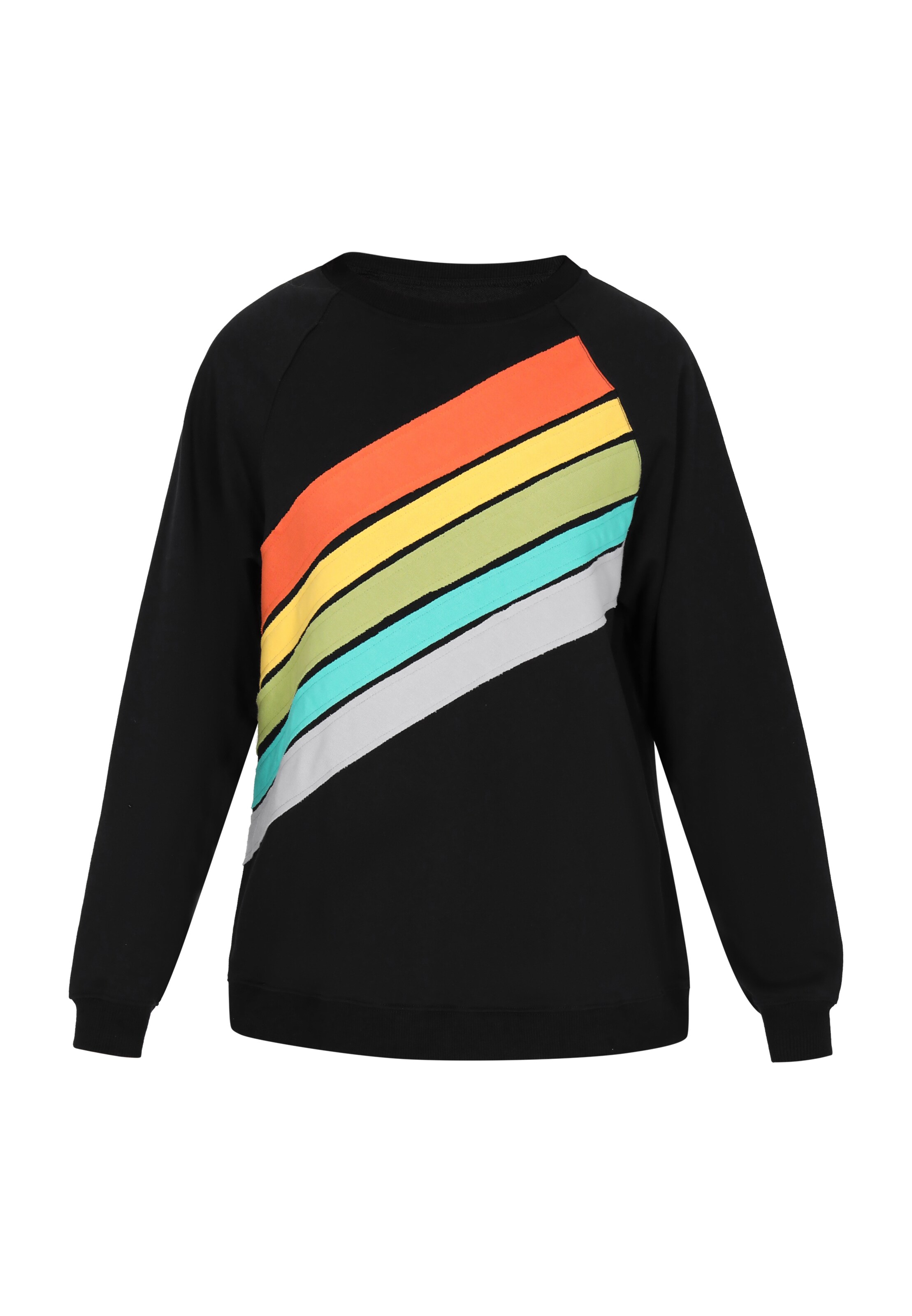 SANIKA - Sweatshirt em preto: frente