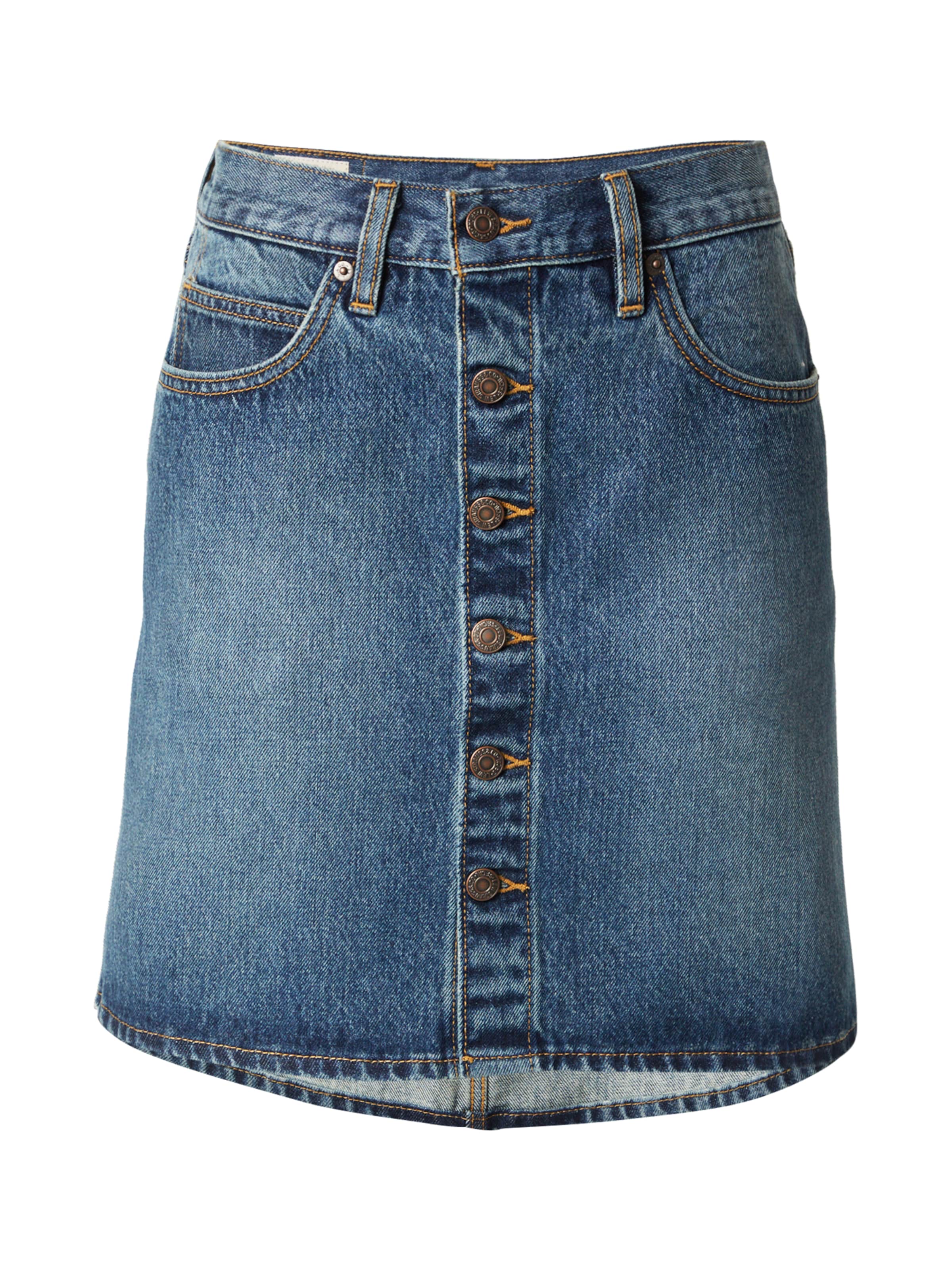 LEVI'S ® Φούστα 'Retro Button Front Skirt' σε μπλε: μπροστά