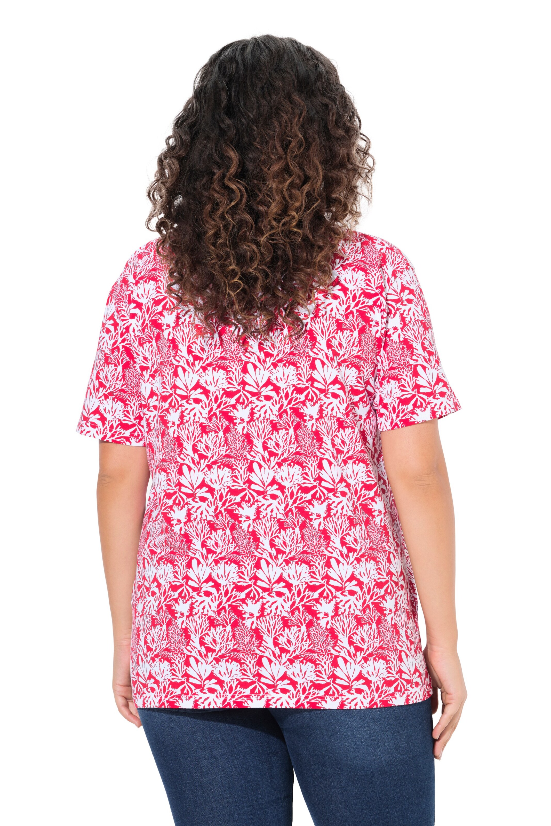 T-shirt Ulla Popken en rouge