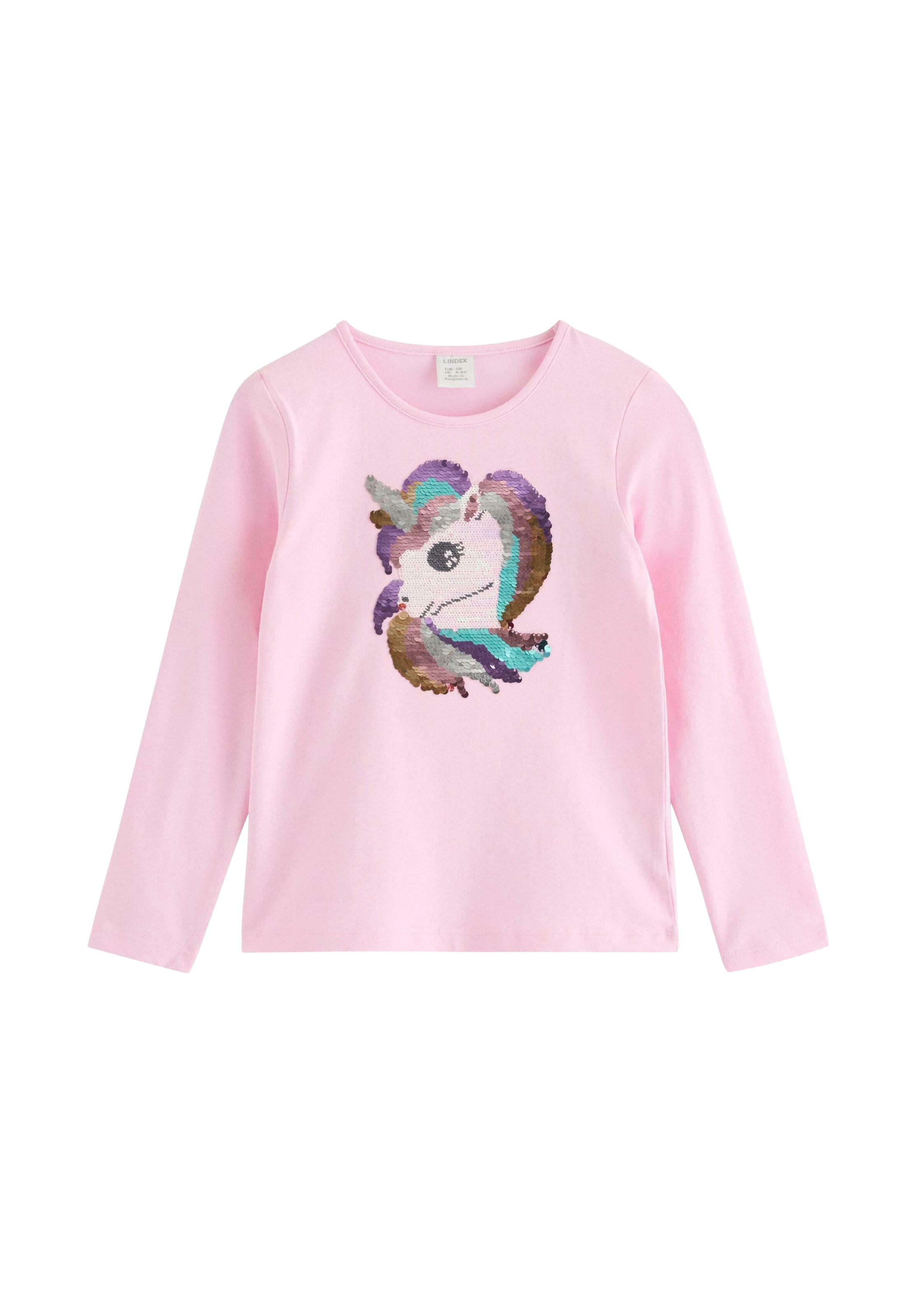 Lindex Shirt in Roze: voorkant