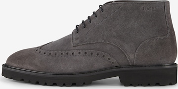 Boots stringati 'Velluto New Danilo' di JOOP! in grigio: frontale
