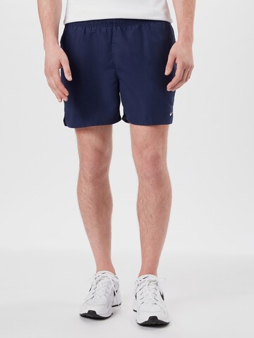Nike Swim Regularen Športne kopalne hlače 'Essential' | modra barva: sprednja stran