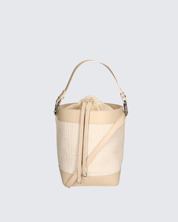 Borsa a sacco di Gave Lux in beige: frontale