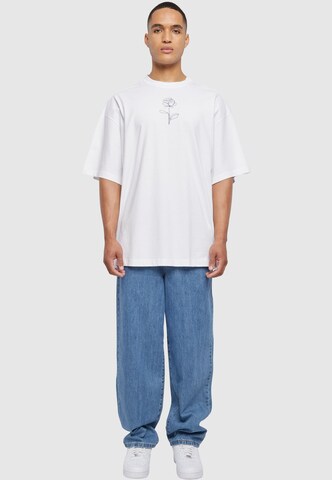 T-Shirt 'Spring - Rose' Merchcode en blanc