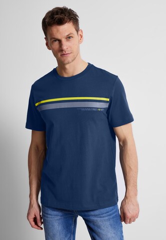 Street One MEN Shirt in Blue: front