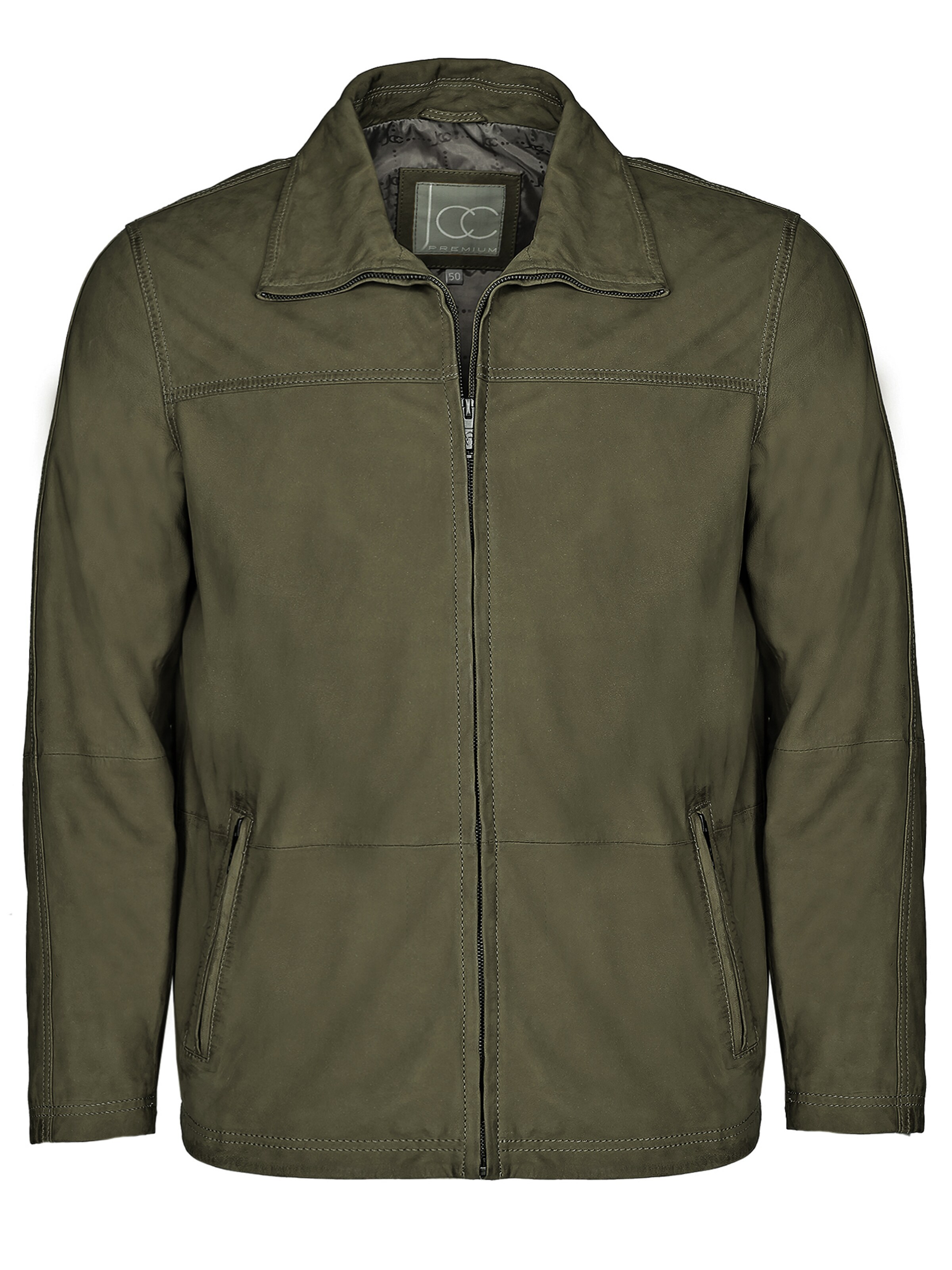 JCC Tussenjas in Groen: voorkant