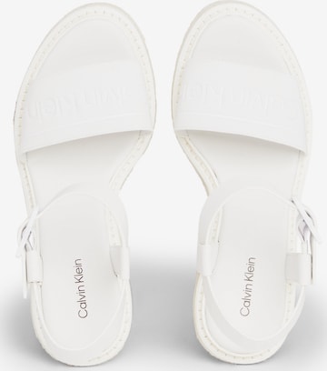 Calvin Klein Strap Sandals in White