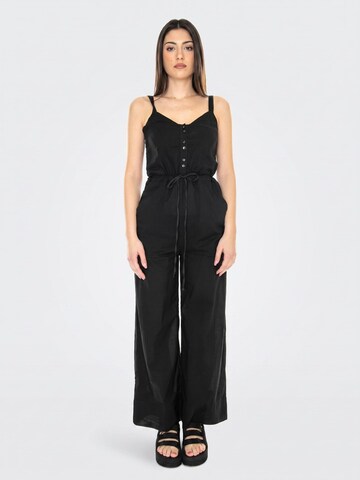 Alessia Santi Jumpsuit 'Diamante' in Zwart: voorkant