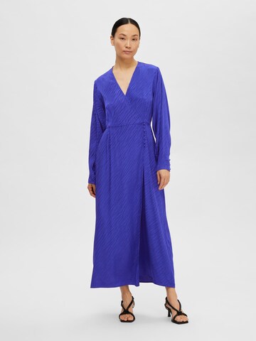 SELECTED FEMME Jurk 'ABIENNE' in Blauw: voorkant