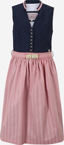 MARJO Dirndl in Blauw: voorkant