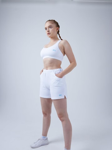 SPORTKIND Loosefit Sportbroek 'Bermuda Shorts' in Wit