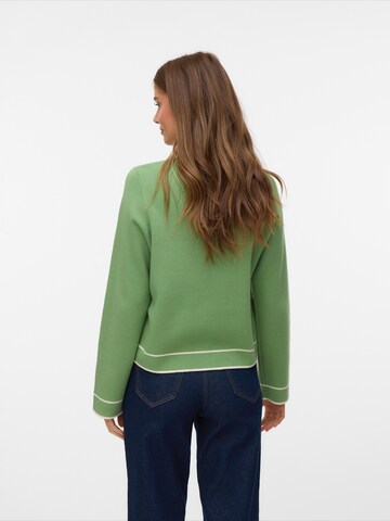 VERO MODA Sweter 'VMGOLD' w kolorze zielony