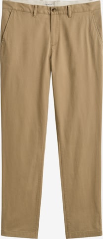 GANT Liibuv Chino-püksid, värv roheline: eest vaates