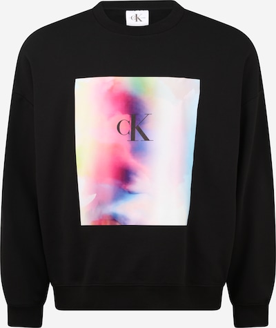 Calvin Klein Jeans Plus Суичър 'PRIDE PLUS HWK GRAPHIC CN' в пъстро / черно, Преглед на продукта