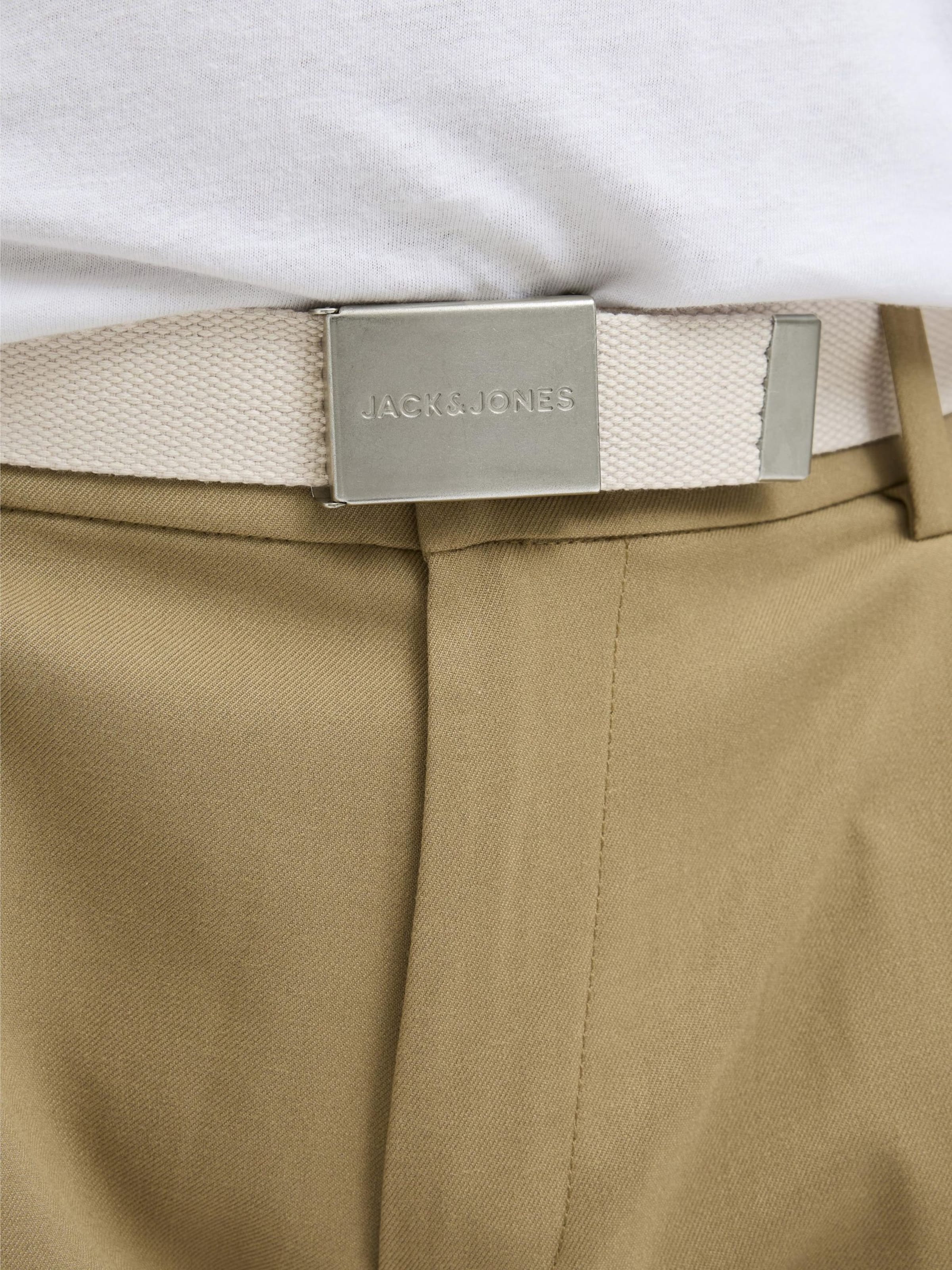 JACK & JONES Gürtel 'JACLondon' in Beige