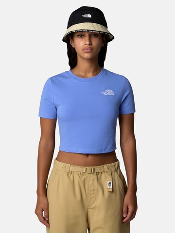 T-shirt THE NORTH FACE en bleu : devant