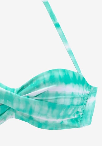 s.Oliver - Bandeau Top de bikini en verde