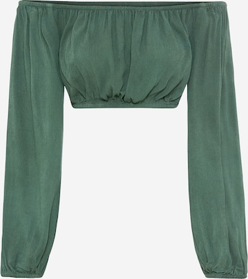 LSCN by LASCANA Blouse in Green: front