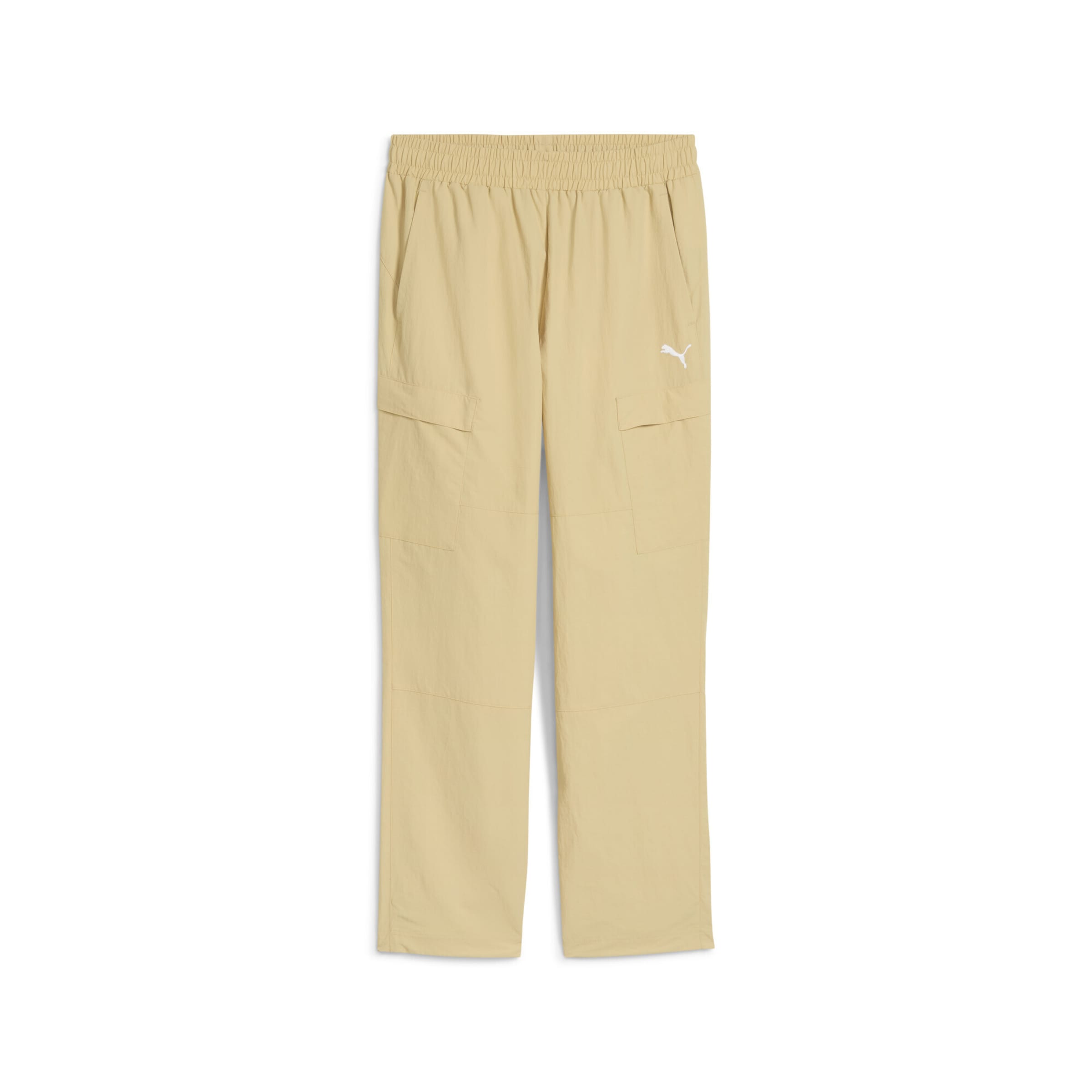 PUMA Regular Cargohose 'WARDROBE ESS' in Gelb: Vorderseite