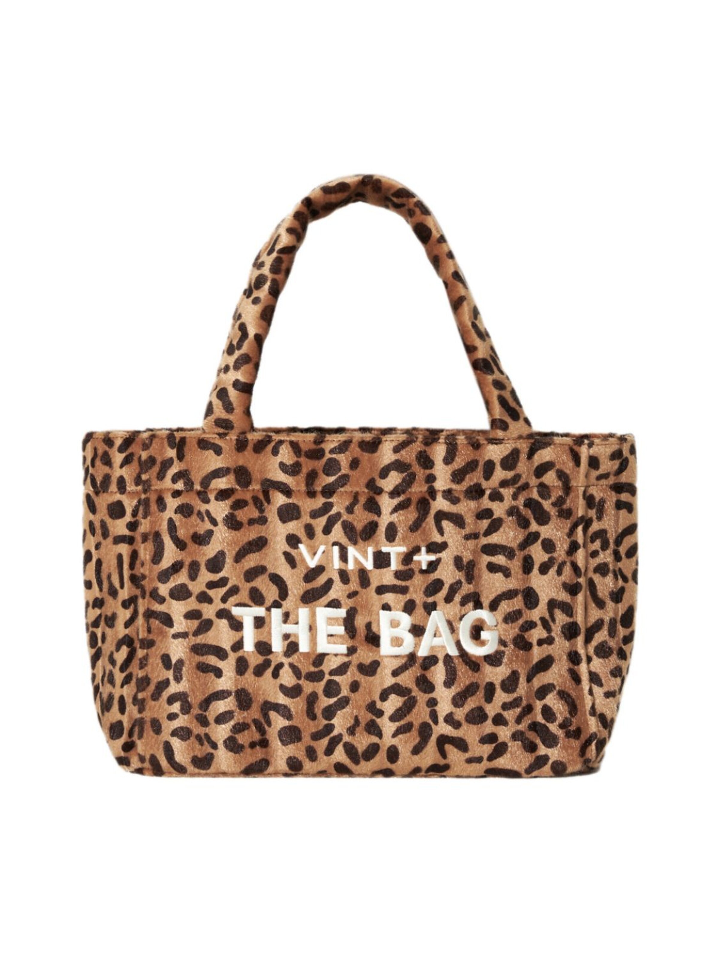 VINT+ Shopper 'Leopard Bag' i brun