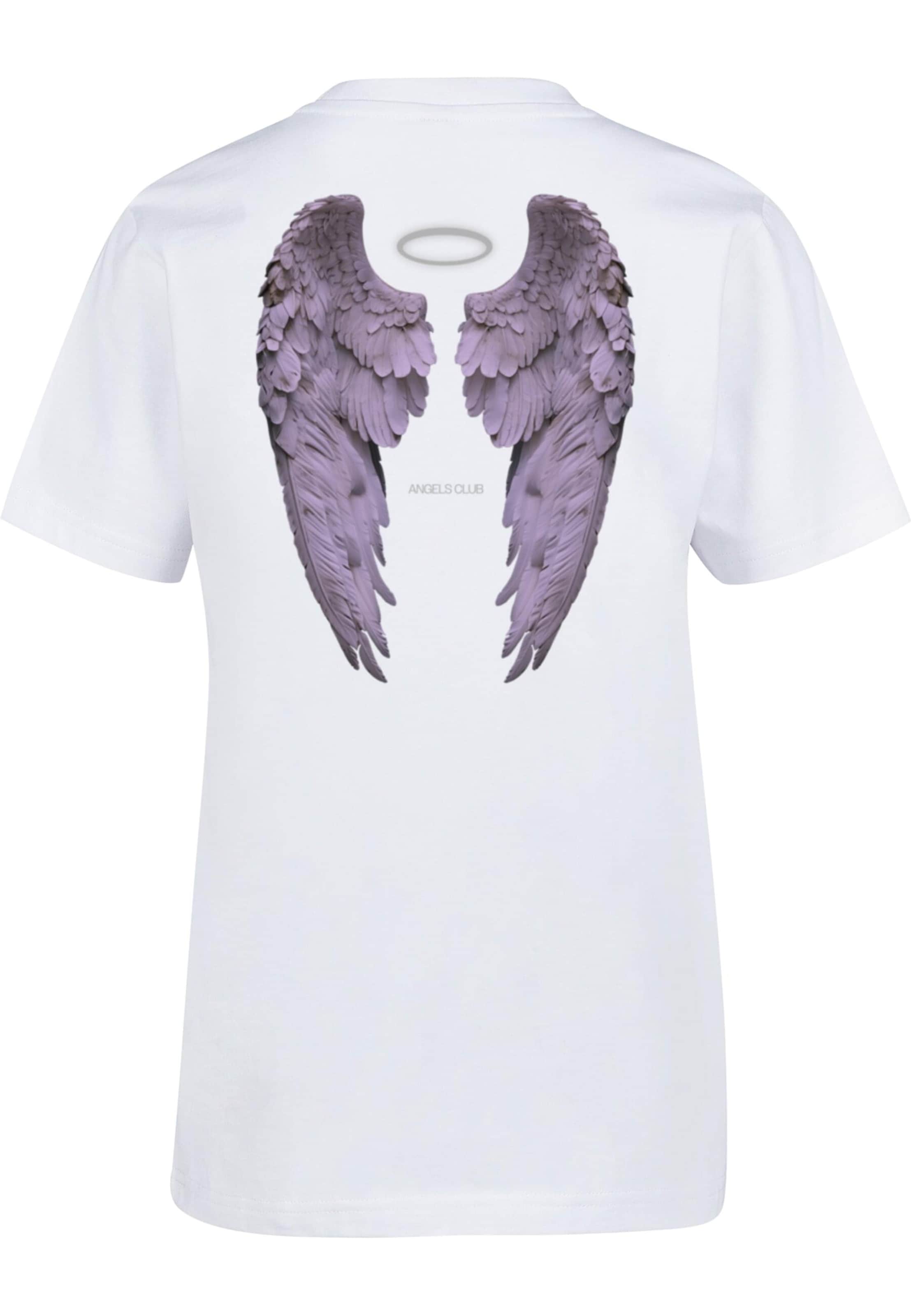 Mister Tee - Camiseta 'The Angles Club' en blanco