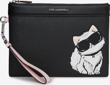 juoda Karl Lagerfeld Sutraukiama rankinė ' Ikon Choupette Beutel ': priekis