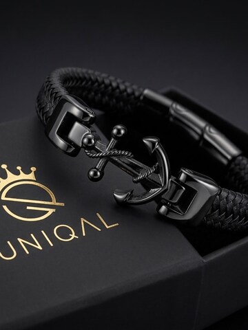 Bracelet 'AHOY MARITIM' UNIQAL en noir