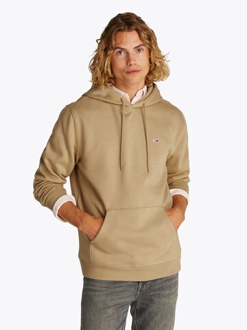 Felpa di Tommy Jeans in beige: frontale