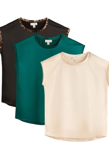 love & roses Blouse in Beige: front