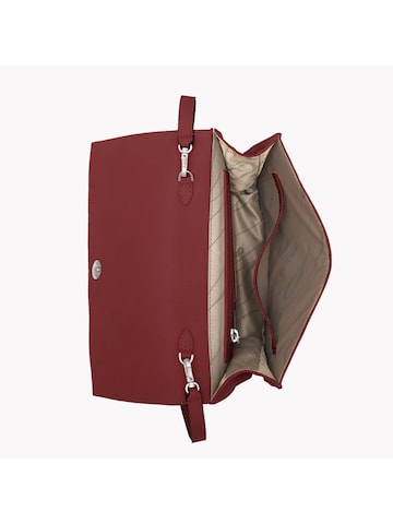 Gretchen Clutch 'Oyster' in Red