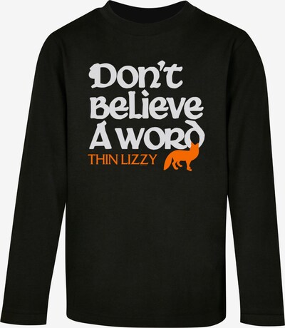 Merchcode Shirt 'Thin Lizzy - Dont Believe A Word' in Orange / Black / White, Item view