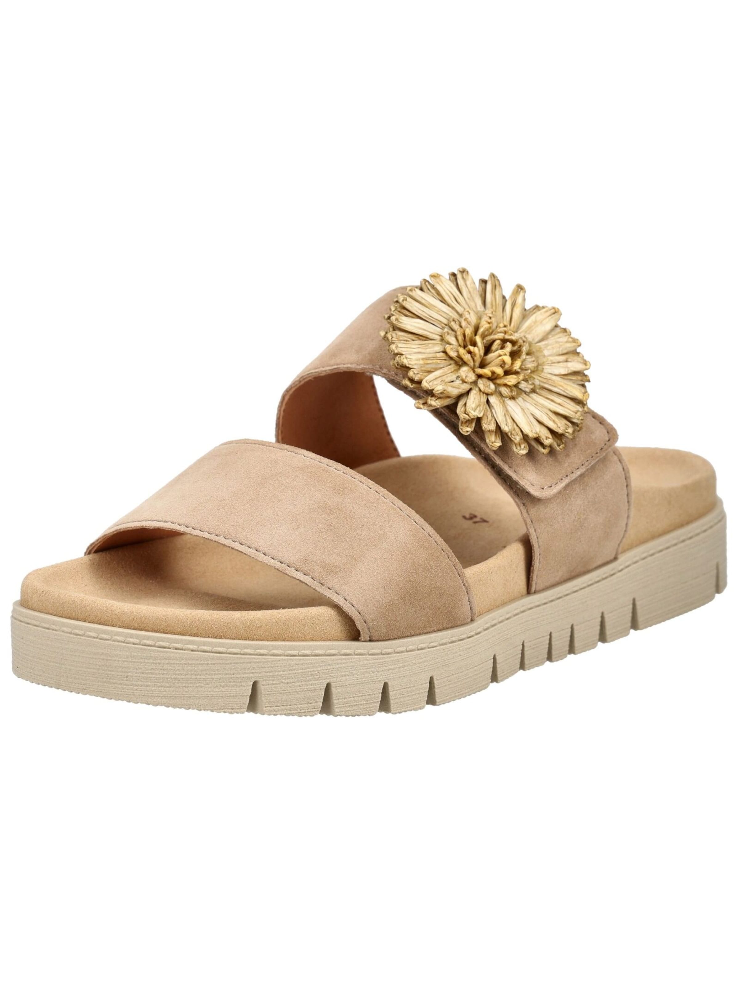 Mule GABOR en beige : devant