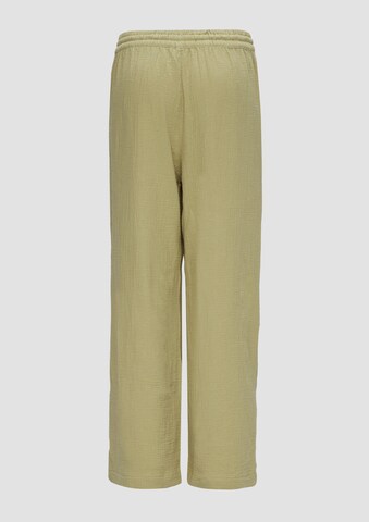 QS Wide leg Broek in Groen