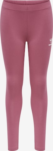 Hummel Skinny Sportsbukser 'Onze' i pink: forside