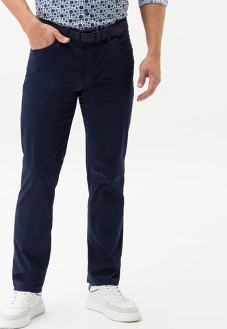 BRAX Regular Broek 'Cadiz' in Blauw: voorkant