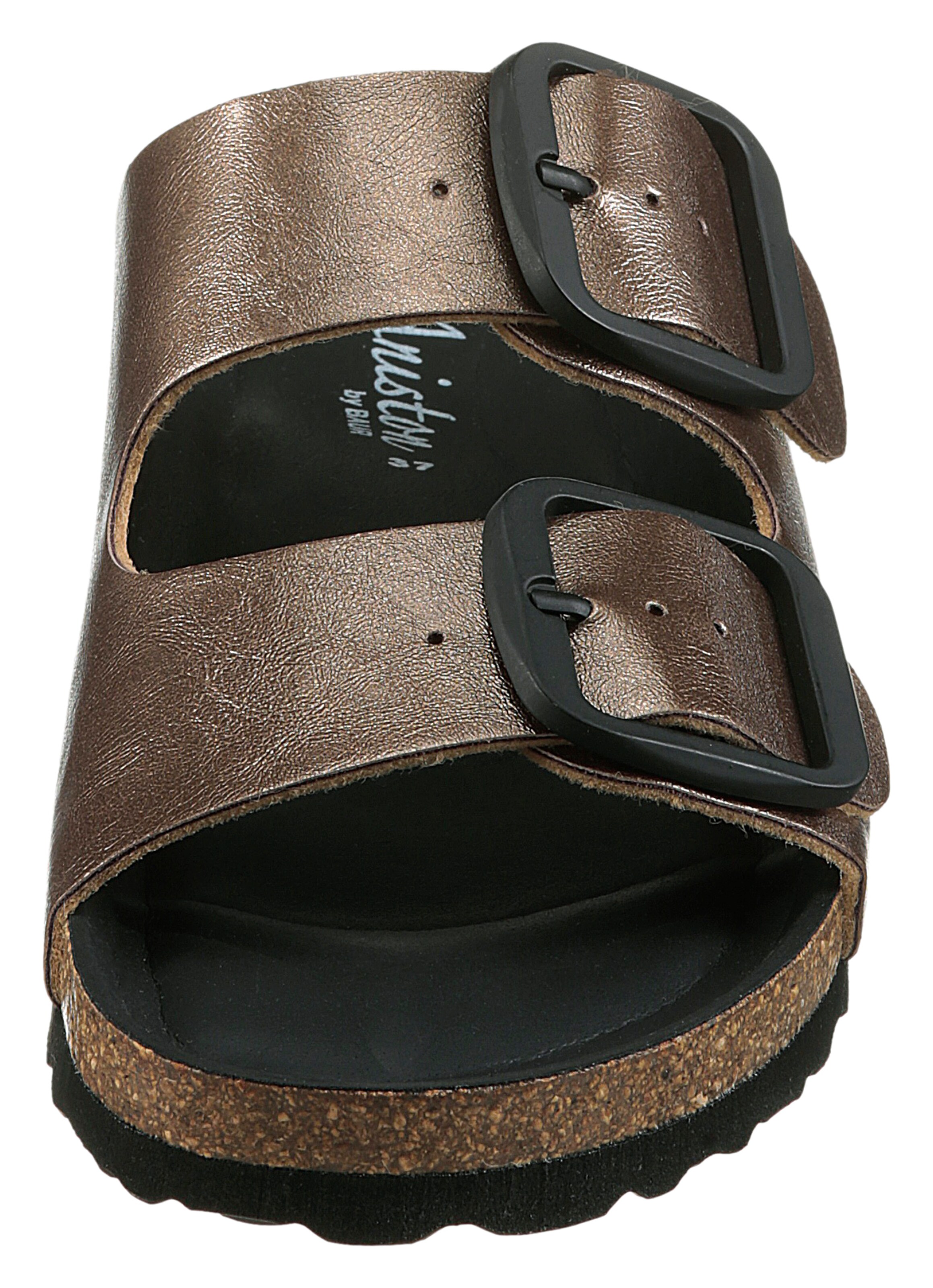 Aniston Mules in Bronze