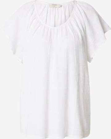 Cream Blouse 'Kenda' in White: front