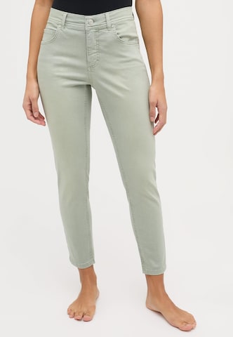 Angels Slimfit Jeans 'Ornella' in Groen: voorkant