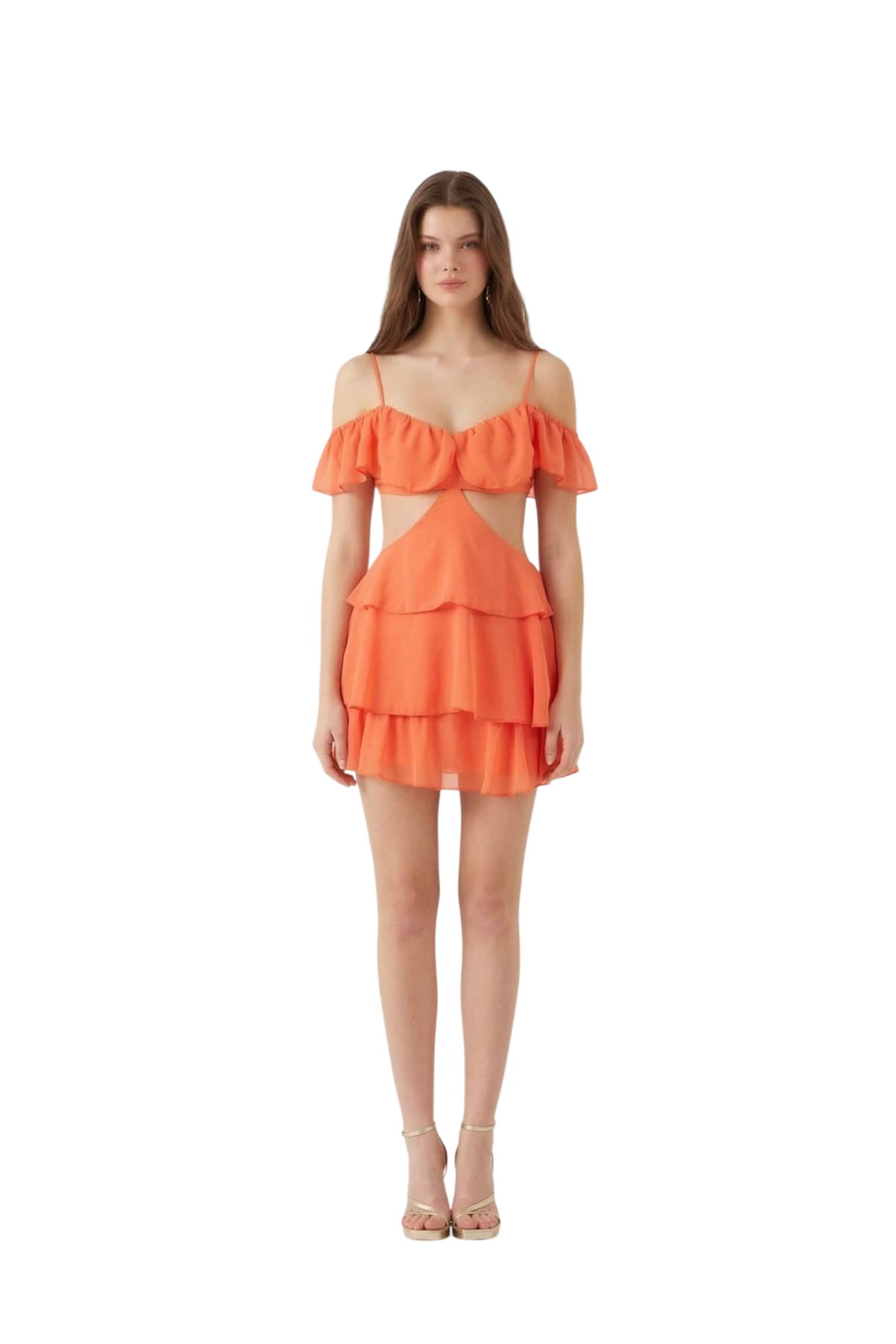 HOLLY LOLLY Dress in Orange: front