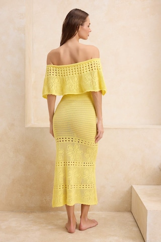 Trendyol - Vestido de punto en amarillo