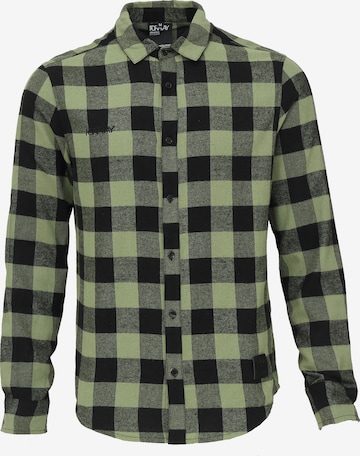 Forplay Button Up Shirt 'Marshall' in Green: front